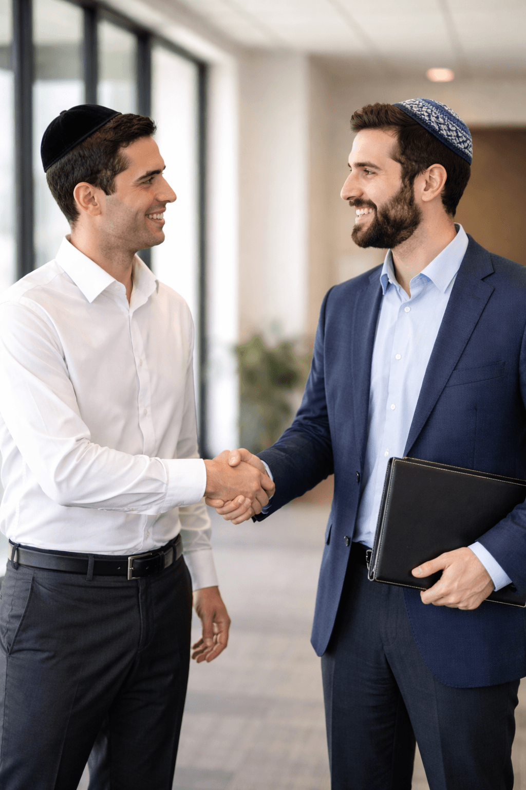Jewish professionals collaborating